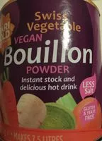 Mängden socker i Swiss Vegetable Vegan Bouillon Powder