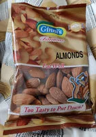 Mängden socker i Almonds