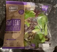 Mängden socker i Baby leaf salad mix