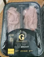 Mängden socker i Duck breast