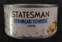 Mängden socker i Strimlad tonfisk i vatten