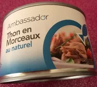 Mängden socker i Thon en morceaux zu naturel