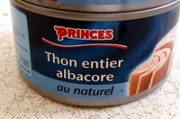 Mängden socker i Thon entier albacore au naturel