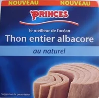 Mängden socker i Thon entier albacore au naturel