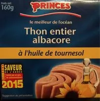Mängden socker i 160G Thon Huile Tournesol 1 / 5 Princes Foods
