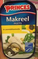 Mängden socker i Princes Makreel in zonnebloemolie