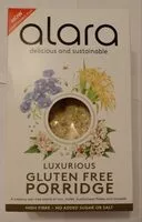 Mängden socker i Luxurious gluten free porridge