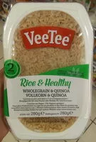 Mängden socker i Rice & Healthy wholegrain et quinoa