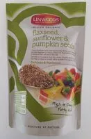 Mängden socker i cold milled flaxseed, pumpkin, and sunflower seeds