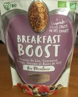 Mängden socker i Breakfast Boost Graine de lin, Tournesol, Courge....