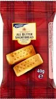 Mängden socker i McVitie's All Butter Shortbread 2 Fingers