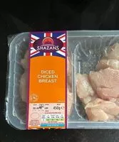 Mängden socker i Diced chicken breast