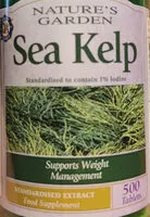 Mängden socker i Sea Kelp