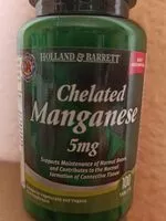 Mängden socker i Chelated manganeso 5mg
