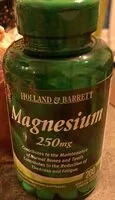 Mängden socker i Magnesium