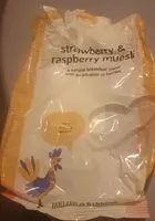 Mängden socker i strawberry and raspberry muesli