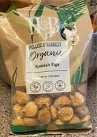 Mängden socker i Organic dried Spanish figs