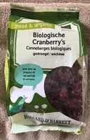 Mängden socker i Canneberges biologiques séchées