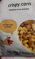 Mängden socker i Crispy corn