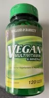 Mängden socker i Vegan multivitamin & mineral