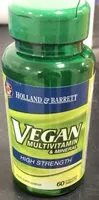 Mängden socker i Vegan Multivitamin & Mineral