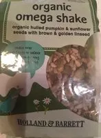 Mängden socker i Organic omega shake