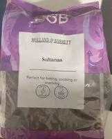 Mängden socker i Sultanas