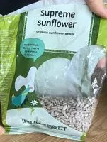Mängden socker i Organic sunflower seeds