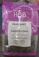 Mängden socker i Luxury dried plums