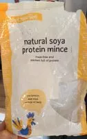 Mängden socker i Natural soya protein mince