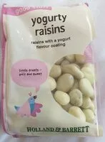 Mängden socker i Yogurty raisins