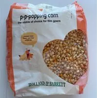 Mängden socker i P-p-popping corn