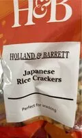 Mängden socker i Japanese rice crackers