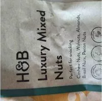 Mängden socker i Luxury Mixed Nuts