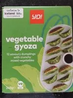 Mängden socker i Vegetable global (dumplings)