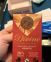 Mängden socker i Smooth Milk Chocolate Hearts