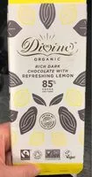Mängden socker i Divine Organic rich dark chocolate with refreshing lemon