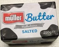 Mängden socker i Butter salted