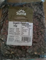 Mängden socker i Organic Hazelnuts