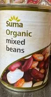 Mängden socker i Organic mixed beans