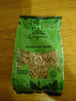 Mängden socker i Organic Sunflower Seeds