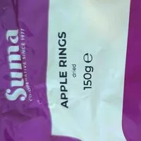Mängden socker i Apple rings dried