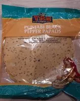 Mängden socker i Pepper papads