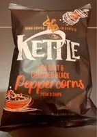 Mängden socker i Sea salt and crushed black peppercorns potato chips