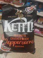 Mängden socker i kettle sea salt and crushed black peppercorns