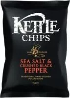 Mängden socker i Kettle Chips Sea Salt & Crushed Black Pepper