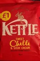 Mängden socker i Kettle Sweet Chilli and Sour Cream