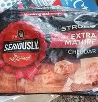 Mängden socker i Seriously strong cheddar