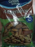 Mängden socker i GREAT VALUE ALMENDRAS