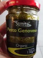Mängden socker i Sunita Organic Pesto Genovese